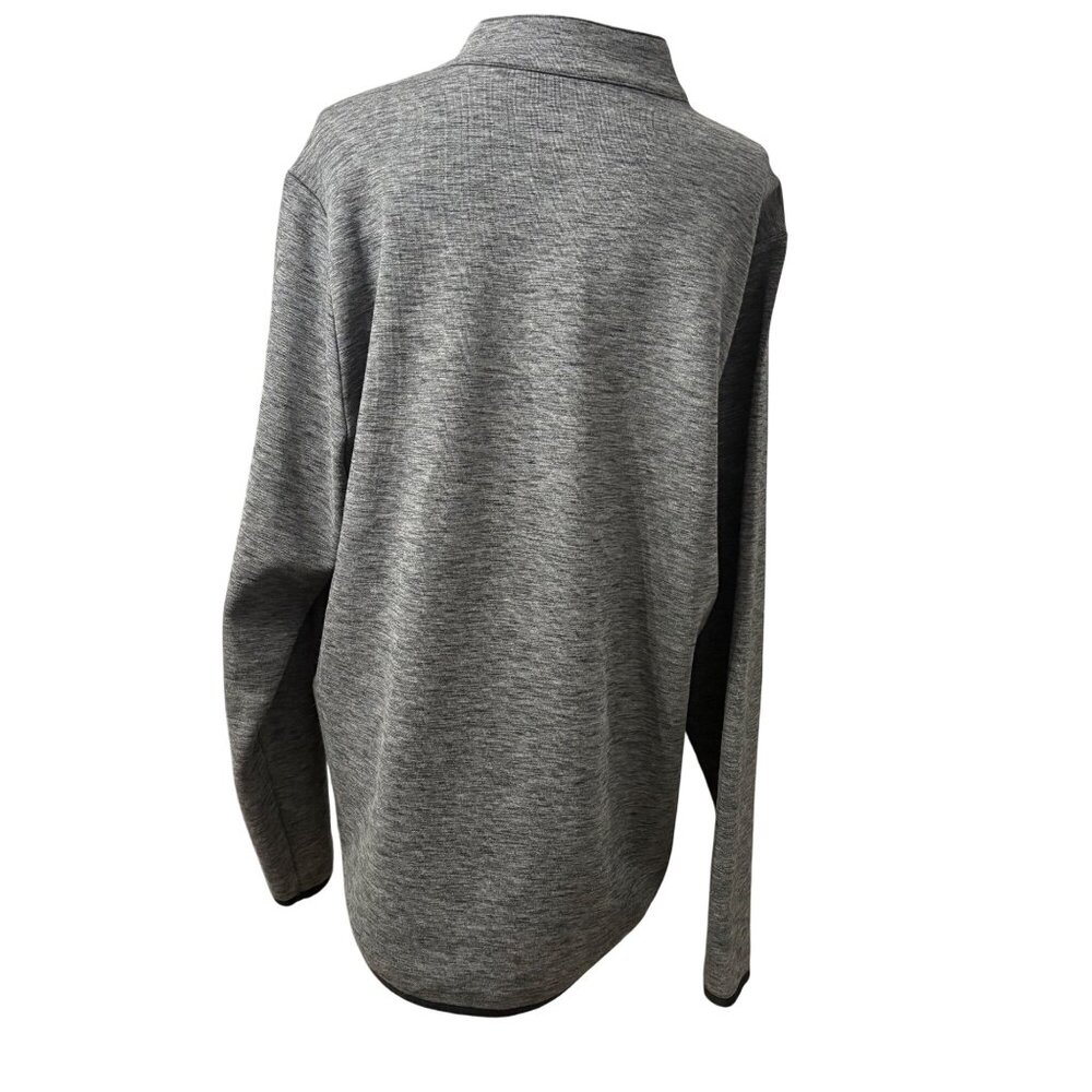Mens Sport-Tek Gray Quarter-Zip Pullover Sweatshirt Size XL - Picture 3 of 12
